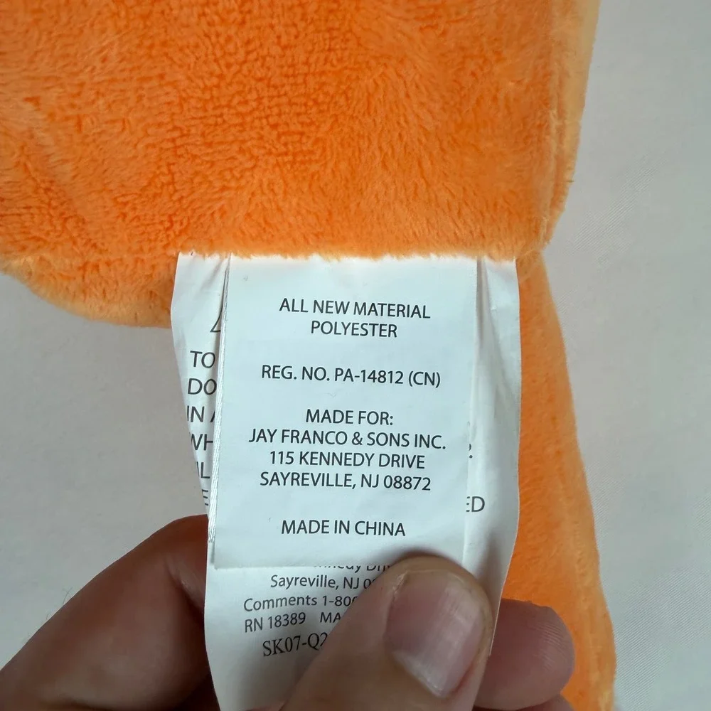 Minecraft Fox Plush Stuffed Animal Jay Franco Mojang Orange 2023 SK07-Q2